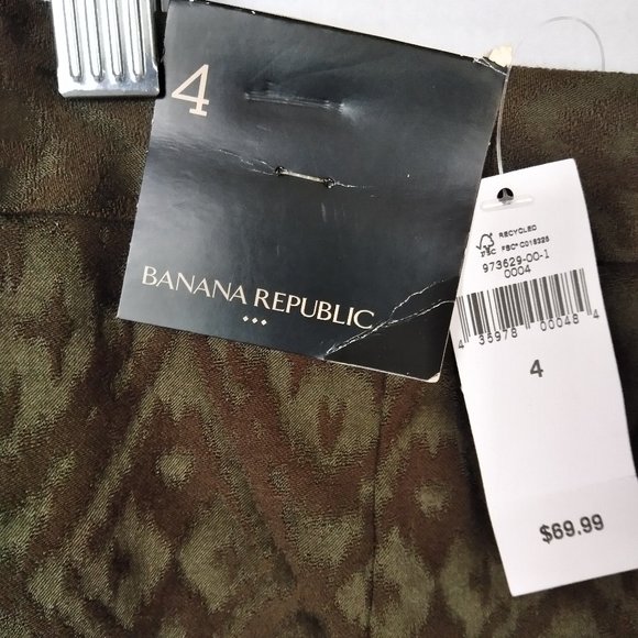 NWT BANANA REPUBLIC LINED SKIRT SZ 4 - Picture 3 of 5